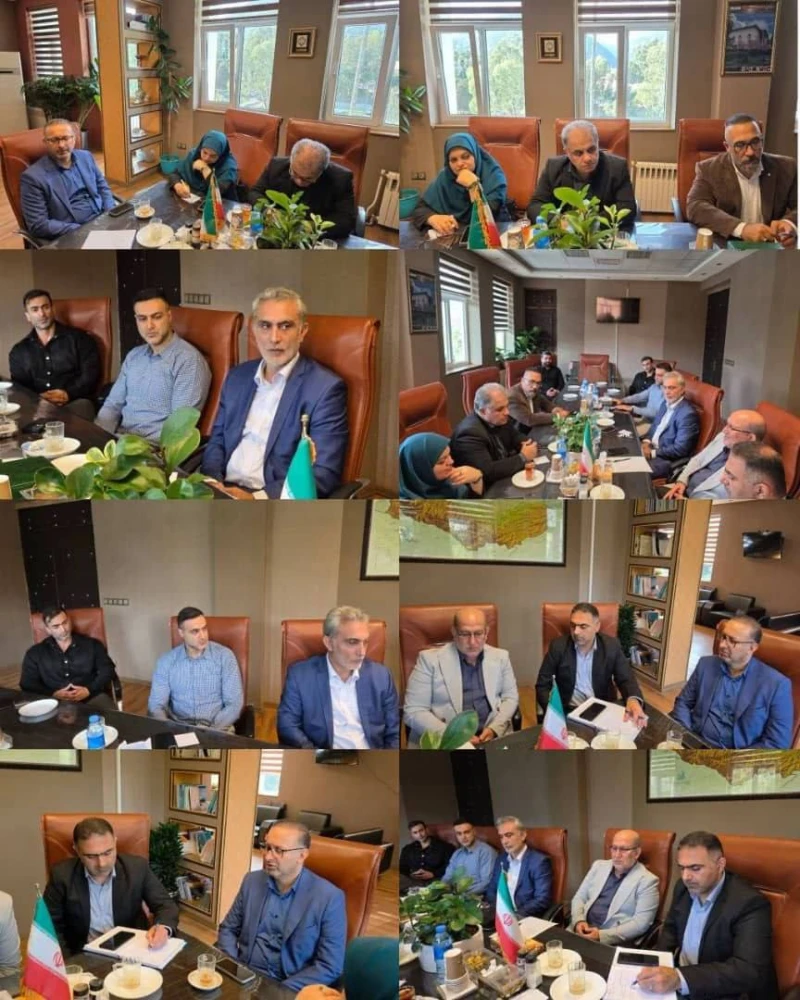 نشست هماهنگی های لازم جهت برگزاری مسابقات فیتنس چلنج کشوری و انتخابی تیم ملی در اردوگاه شهید چمران رامسر
