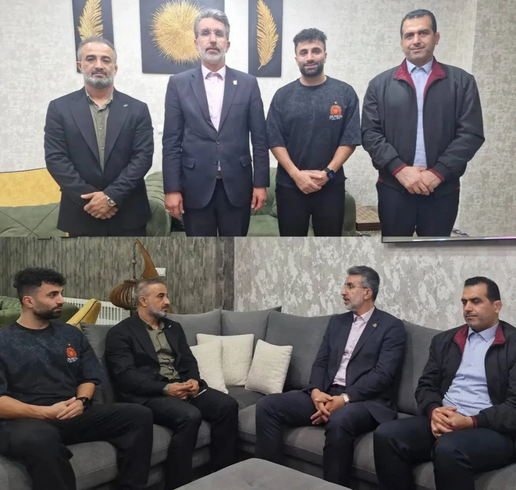 دیدار مسئولین ورزشی با لژیونر کبدی مازندران