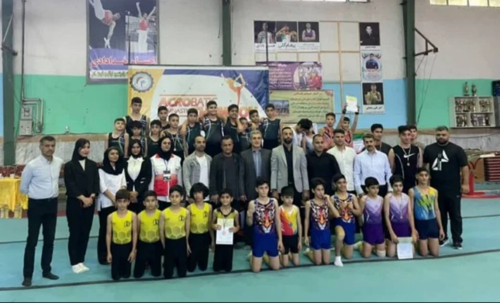 برگزاری مسابقات آکروباتیک دختران و پسران نونهال