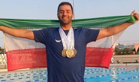 علیرضا نوری، قهرمان شنای جهان